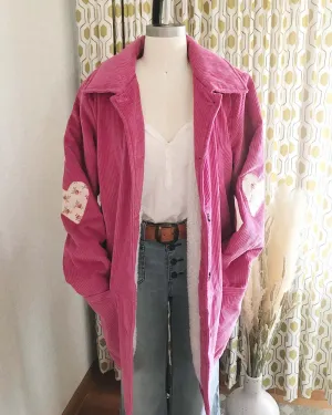 Vintage Corduroy Heart Coat