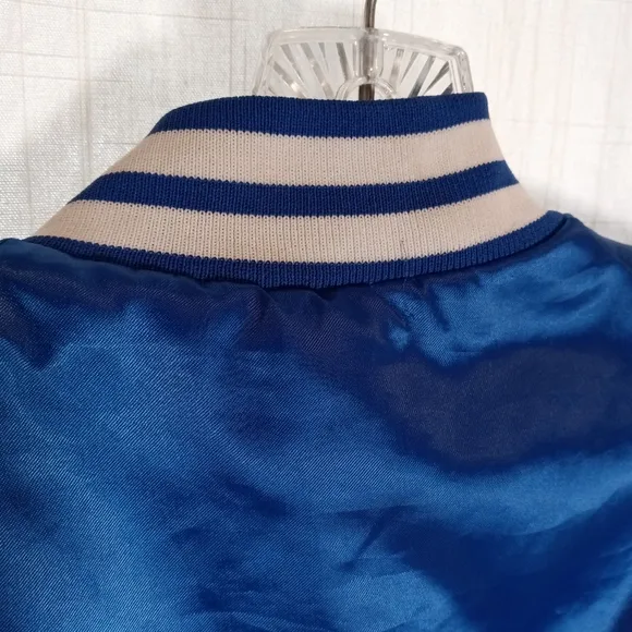 Vintage Dunbrooke Pla-Jac Royal Blue Satin