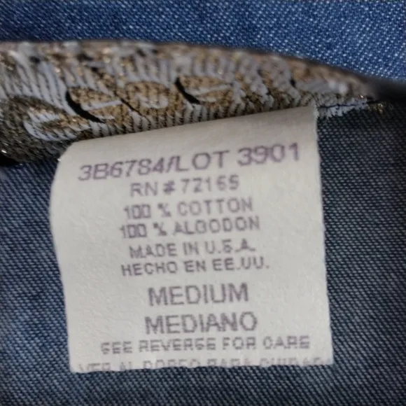 Vintage Gepetto Nautical Denim Blazer Women's Nautical Theme Blazer