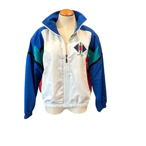 VINTAGE HEAD SKI JACKET 1980s 1990s RETRO WORK OUT HALLOWEEN COSTUME JAZZERCISE
