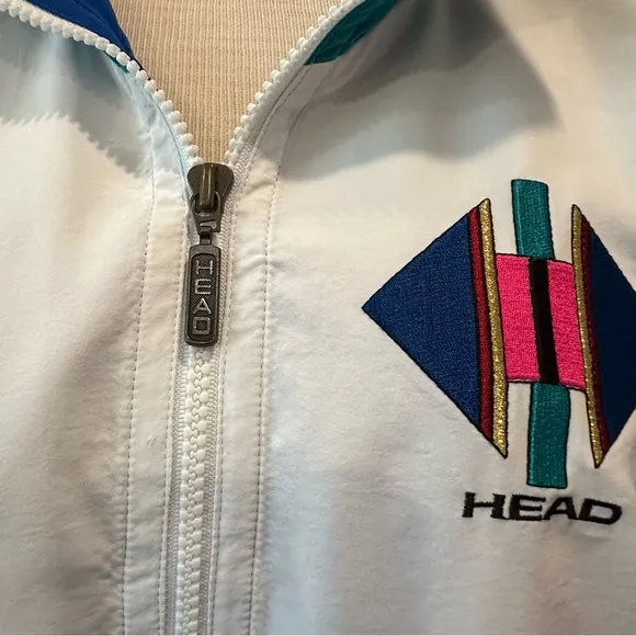 VINTAGE HEAD SKI JACKET 1980s 1990s RETRO WORK OUT HALLOWEEN COSTUME JAZZERCISE