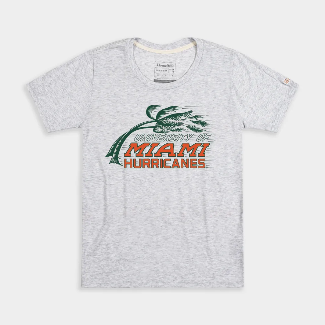 Vintage Miami Hurricanes Palms Women's Tee