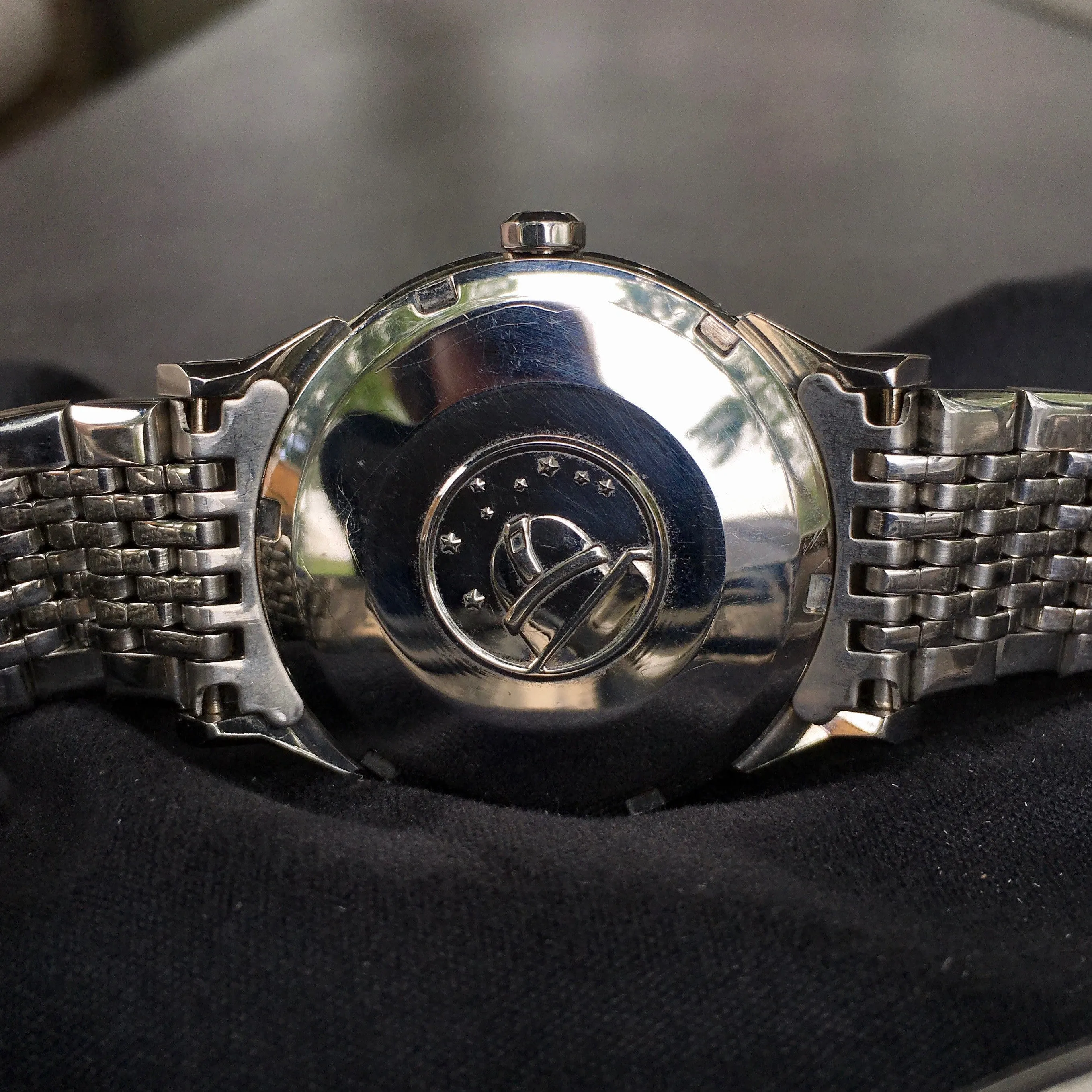 Vintage Omega Constellation 167.005 Pie Pan Dial Caliber 551 Stainless Steel Wristwatch