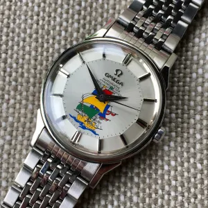Vintage Omega Constellation 167.005 Pie Pan Dial Caliber 551 Stainless Steel Wristwatch