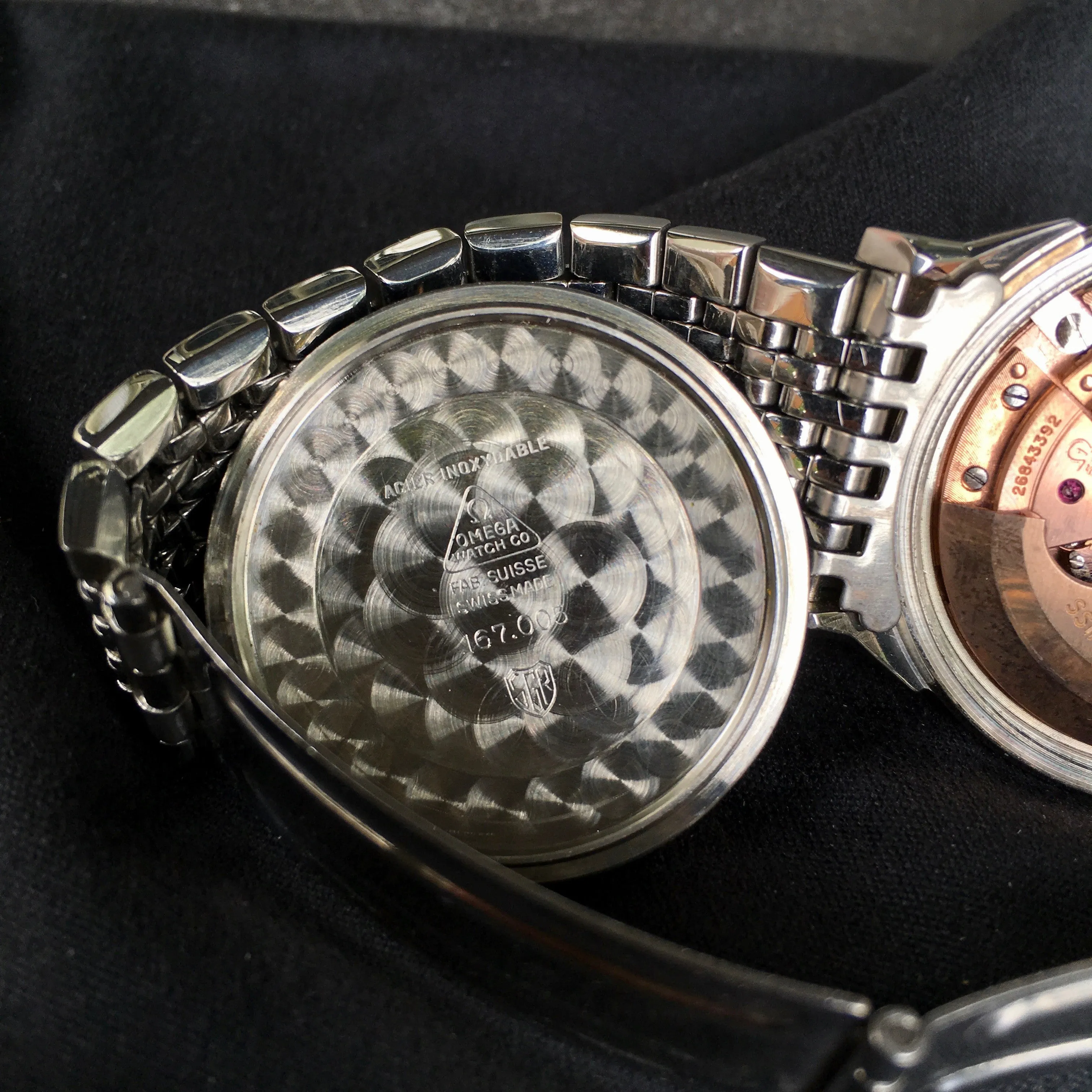 Vintage Omega Constellation 167.005 Pie Pan Dial Caliber 551 Stainless Steel Wristwatch