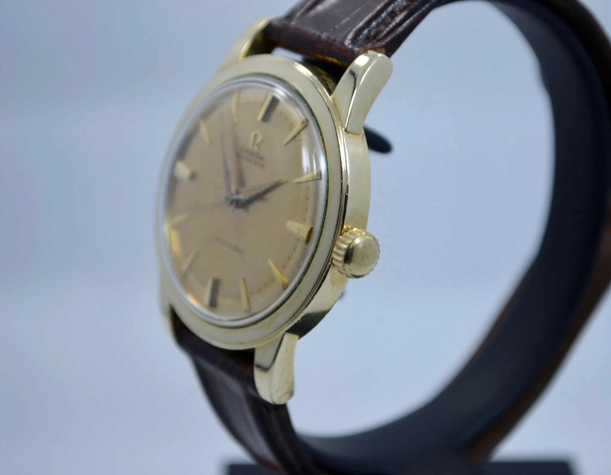 Vintage Omega Seamaster 6250 Gold Filled Automatic Cal. 500 Wristwatch 1950's