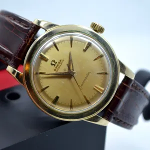 Vintage Omega Seamaster 6250 Gold Filled Automatic Cal. 500 Wristwatch 1950's