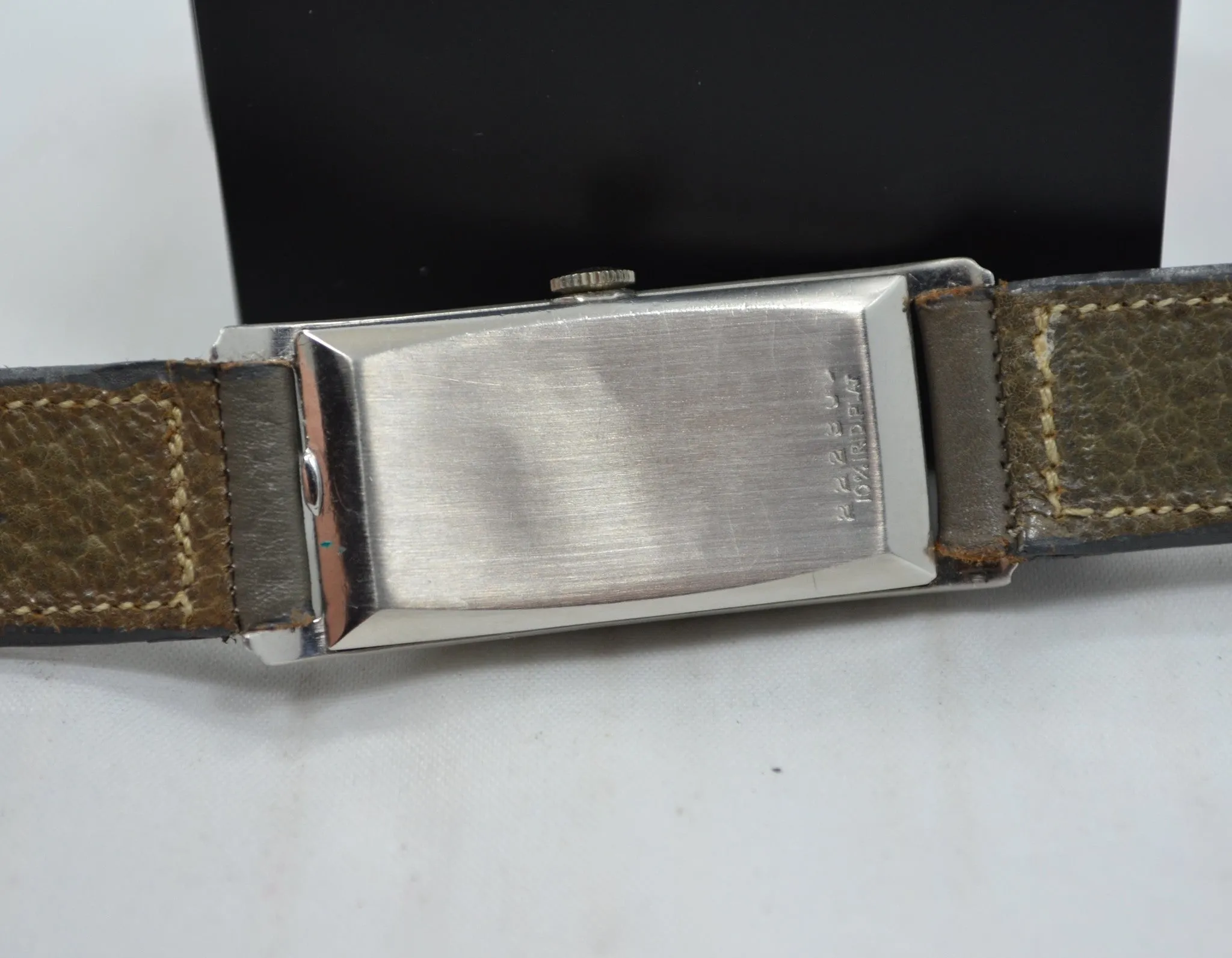 Vintage Paul Ditisheim Platinum Art Deco Diamond Dial Manual Watch