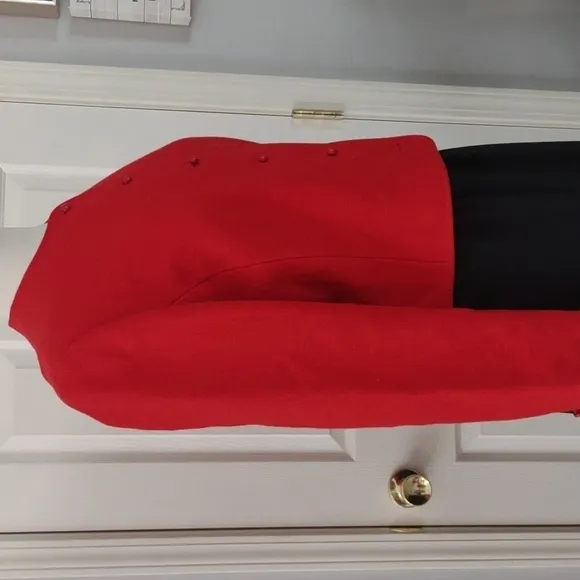 Vintage Pendleton Red Wool Cropped Blazer Jacket