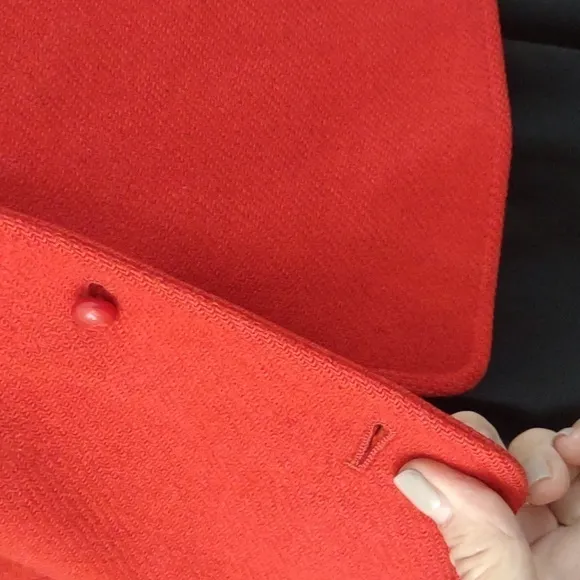Vintage Pendleton Red Wool Cropped Blazer Jacket