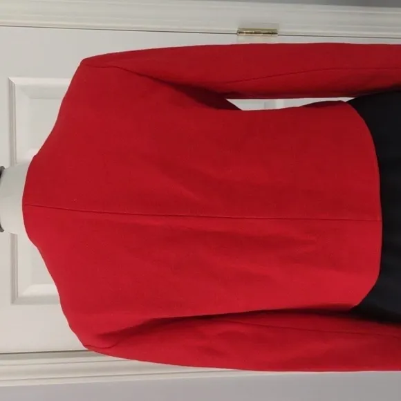 Vintage Pendleton Red Wool Cropped Blazer Jacket