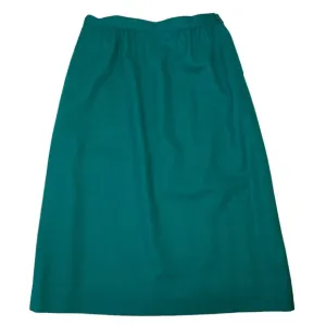 Vintage Pendleton Virgin Wool Women's Skirt Green Size 12