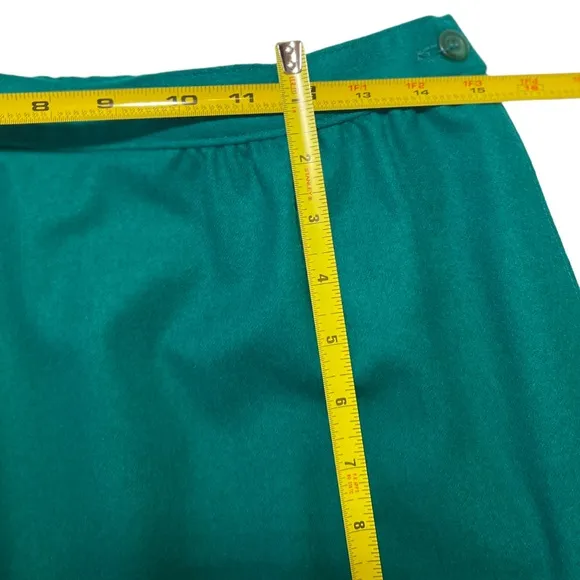 Vintage Pendleton Virgin Wool Women's Skirt Green Size 12