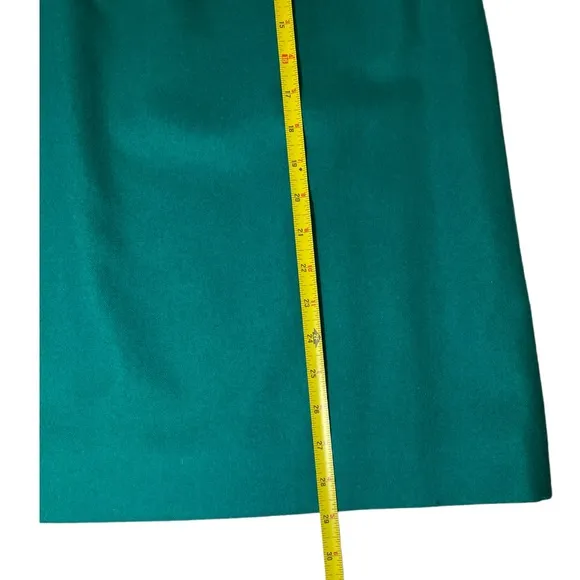 Vintage Pendleton Virgin Wool Women's Skirt Green Size 12