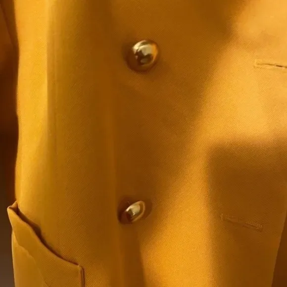 Vintage P.fall Mustard women's Blazer Size 18
