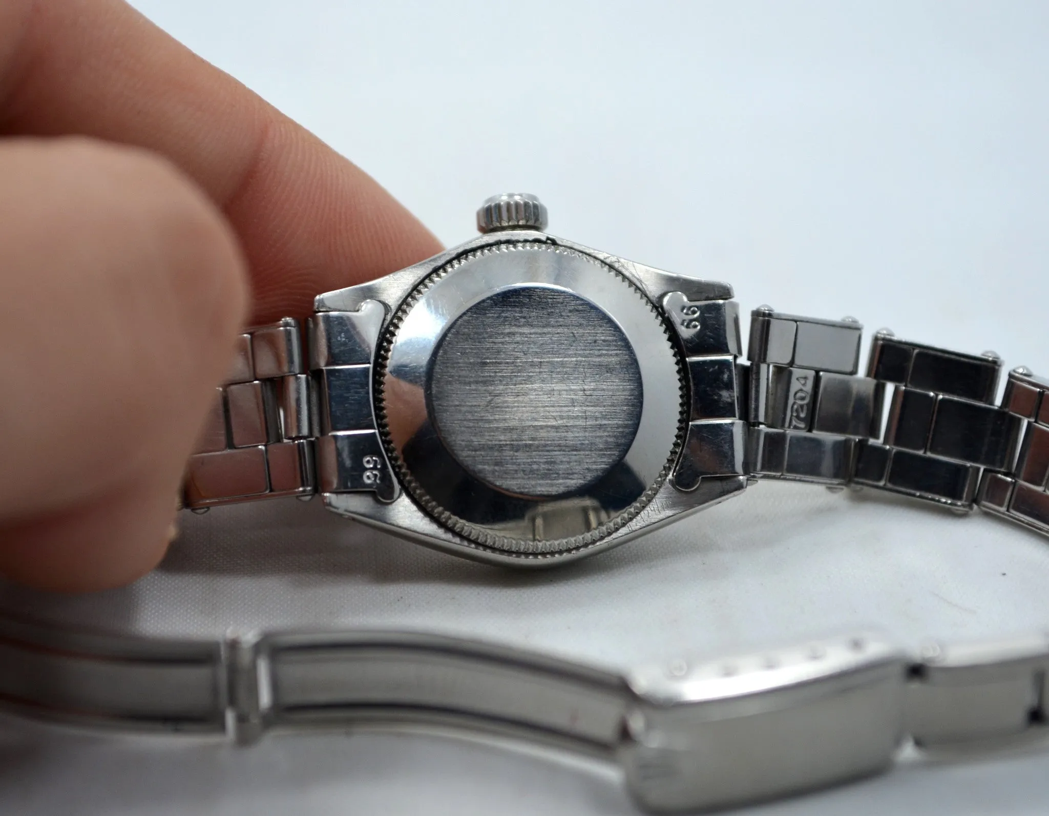 Vintage Rolex 6618 Oyster Perpetual No Date Steel Oyster Ladies Wristwatch