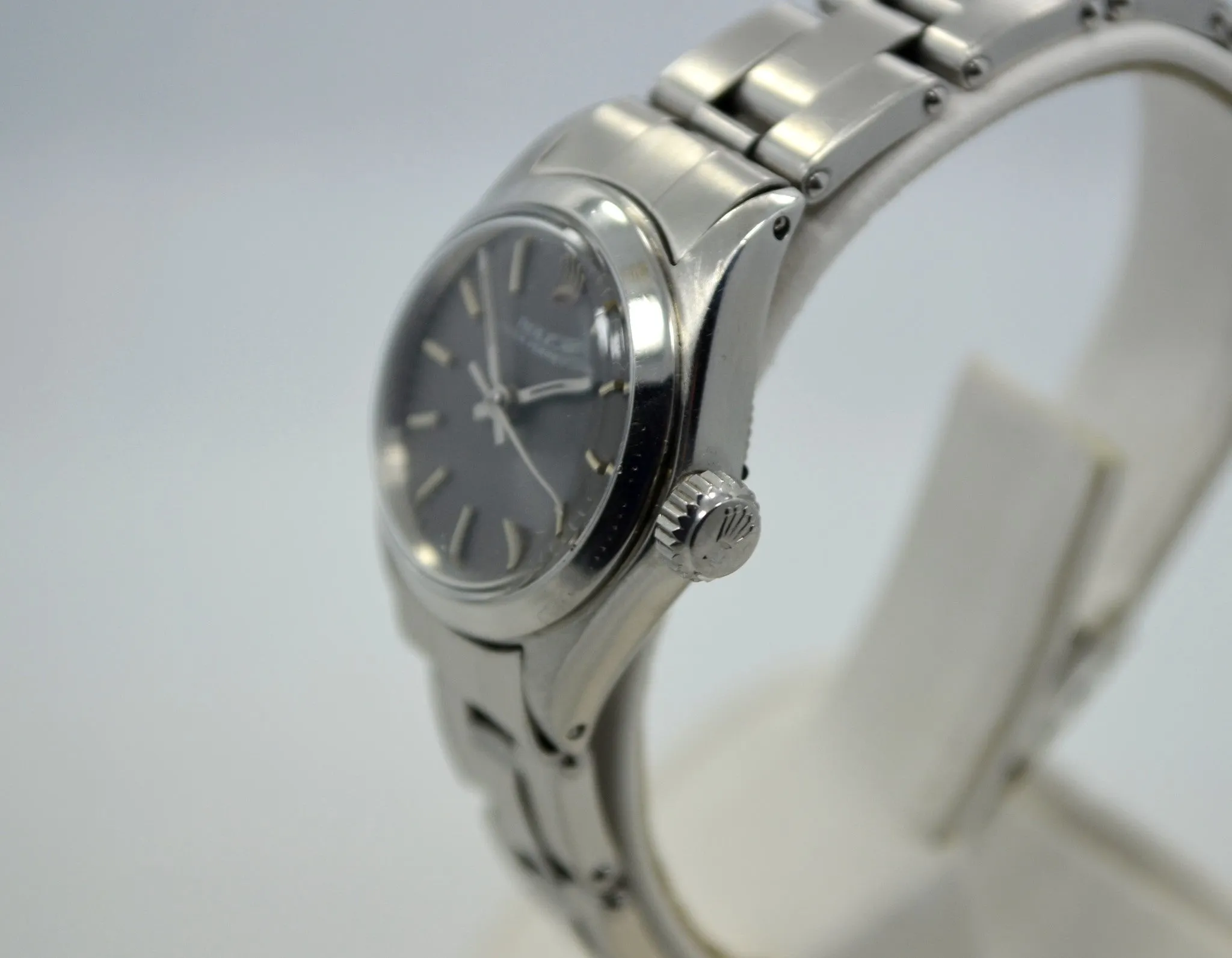 Vintage Rolex 6618 Oyster Perpetual No Date Steel Oyster Ladies Wristwatch