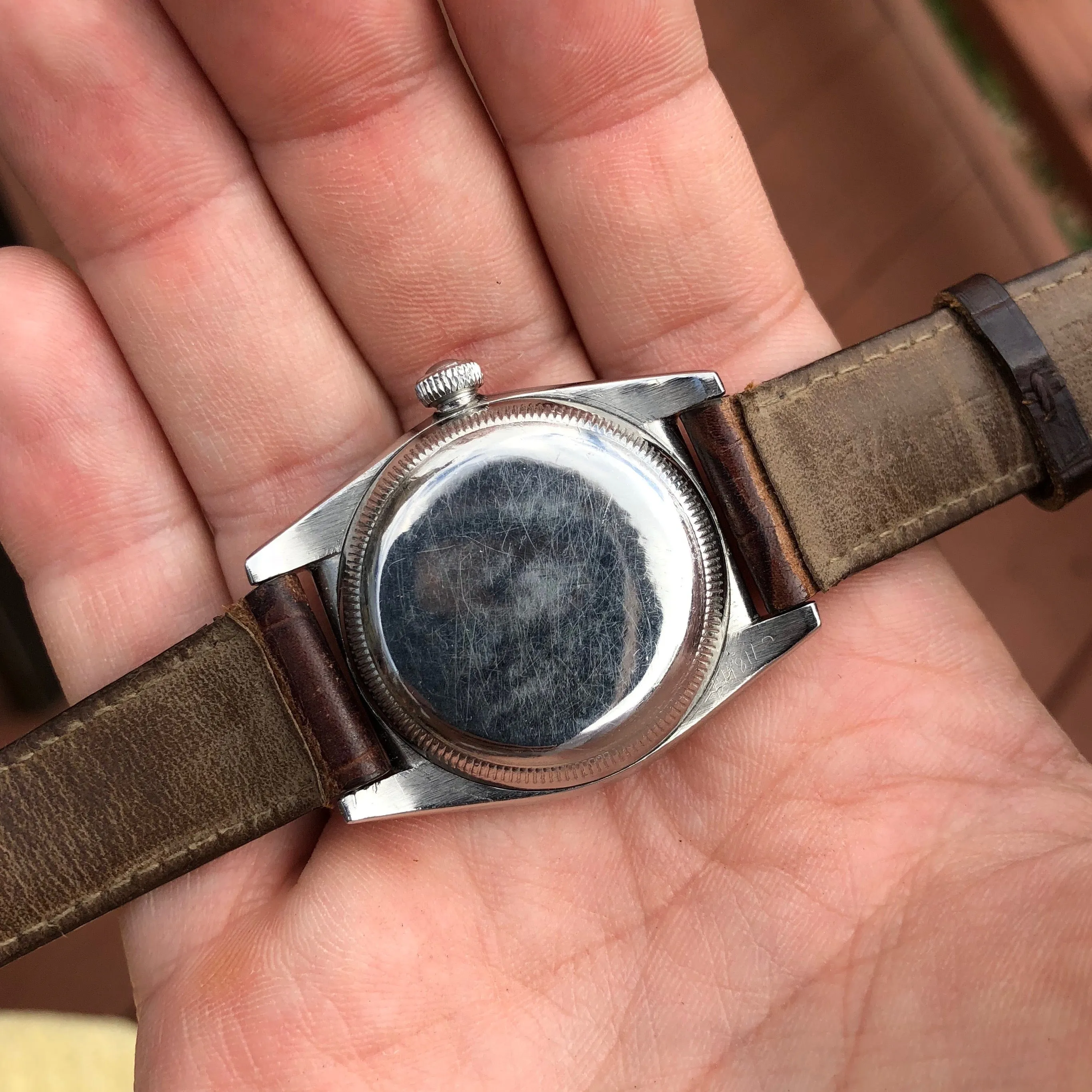 Vintage Rolex Bubbleback 2940 Steel Chronometer California Dial Automatic Wristwatch