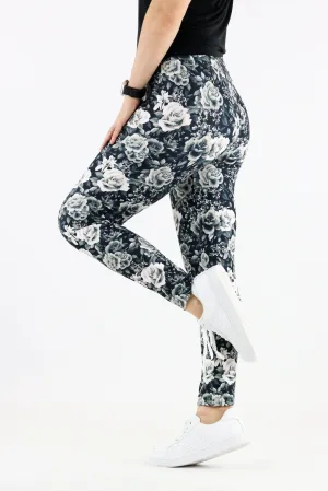 Vintage Rose - Casual Full Leggings