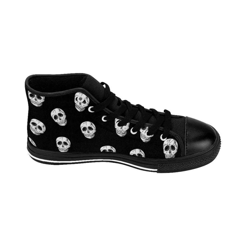 Vintage skull  Women's High-top Sneakers
