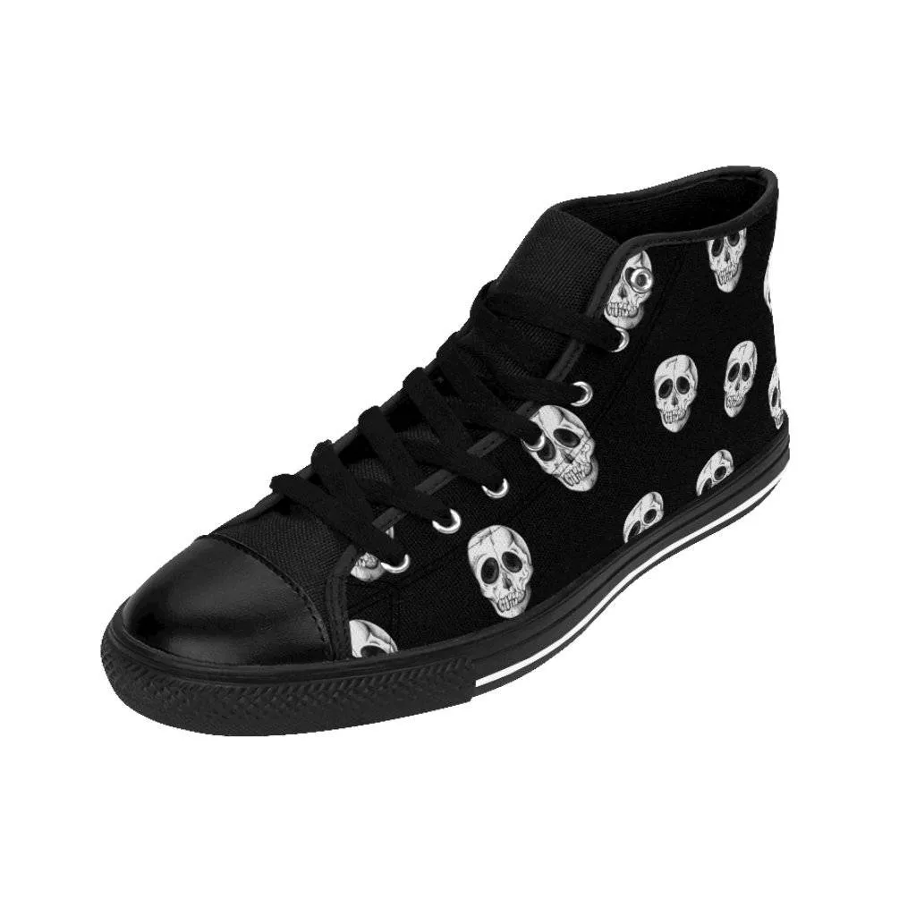Vintage skull  Women's High-top Sneakers