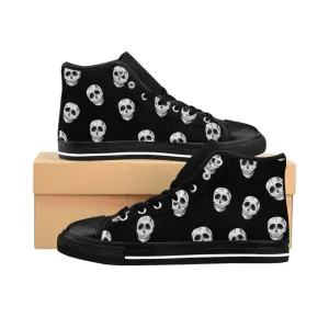 Vintage skull  Women's High-top Sneakers