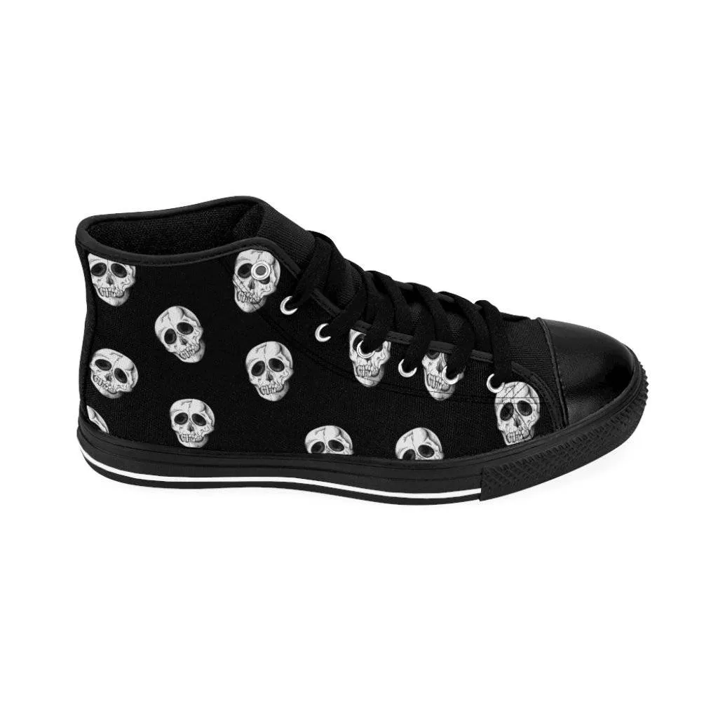 Vintage skull  Women's High-top Sneakers
