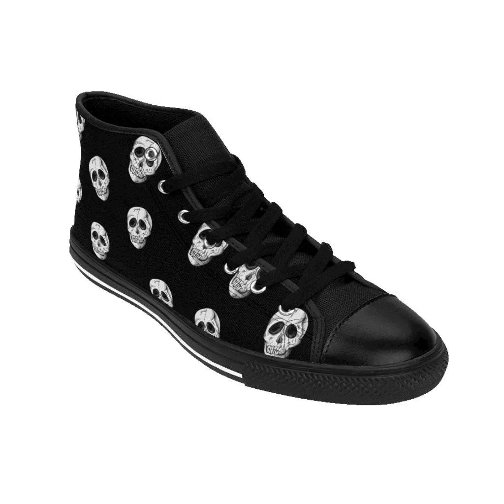 Vintage skull  Women's High-top Sneakers