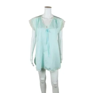 Vintage Sky Blue Nightgown Gilead Lingerie Nightie | B 38&quot;