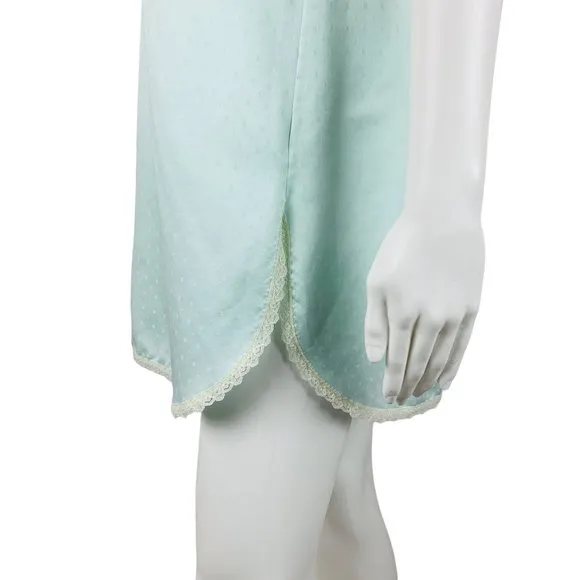 Vintage Sky Blue Nightgown Gilead Lingerie Nightie | B 38&quot;