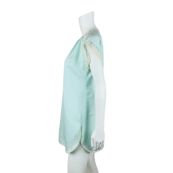 Vintage Sky Blue Nightgown Gilead Lingerie Nightie | B 38&quot;