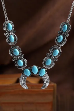 VINTAGE TURQUISE FAUX NECKLACE