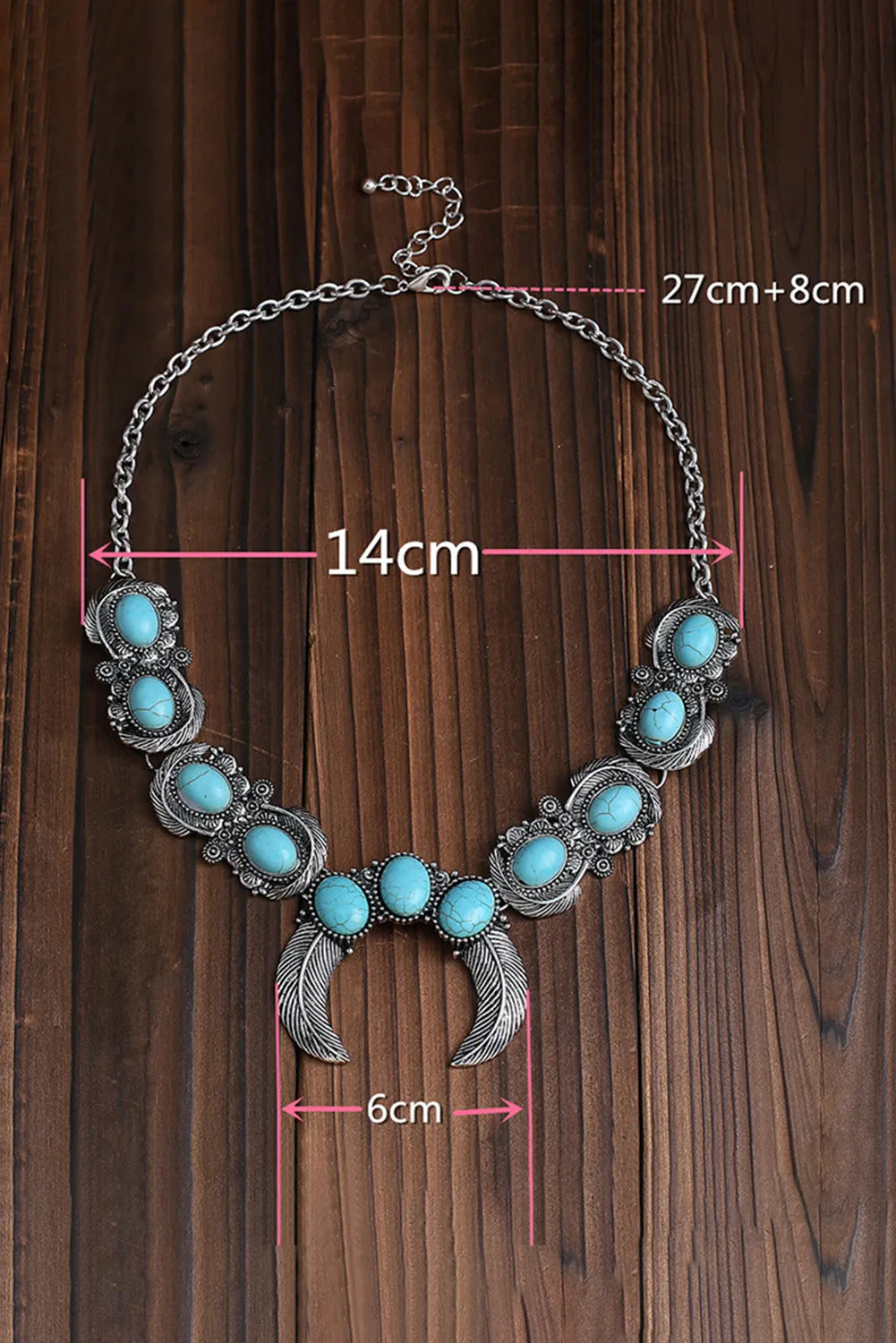 VINTAGE TURQUISE FAUX NECKLACE