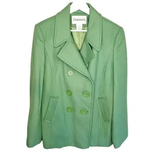 Vintage Women's Pea Coat 100% Wool Size 10
