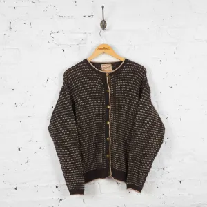 Vintage Women's Woolrich Wool Cardigan - Brown - M