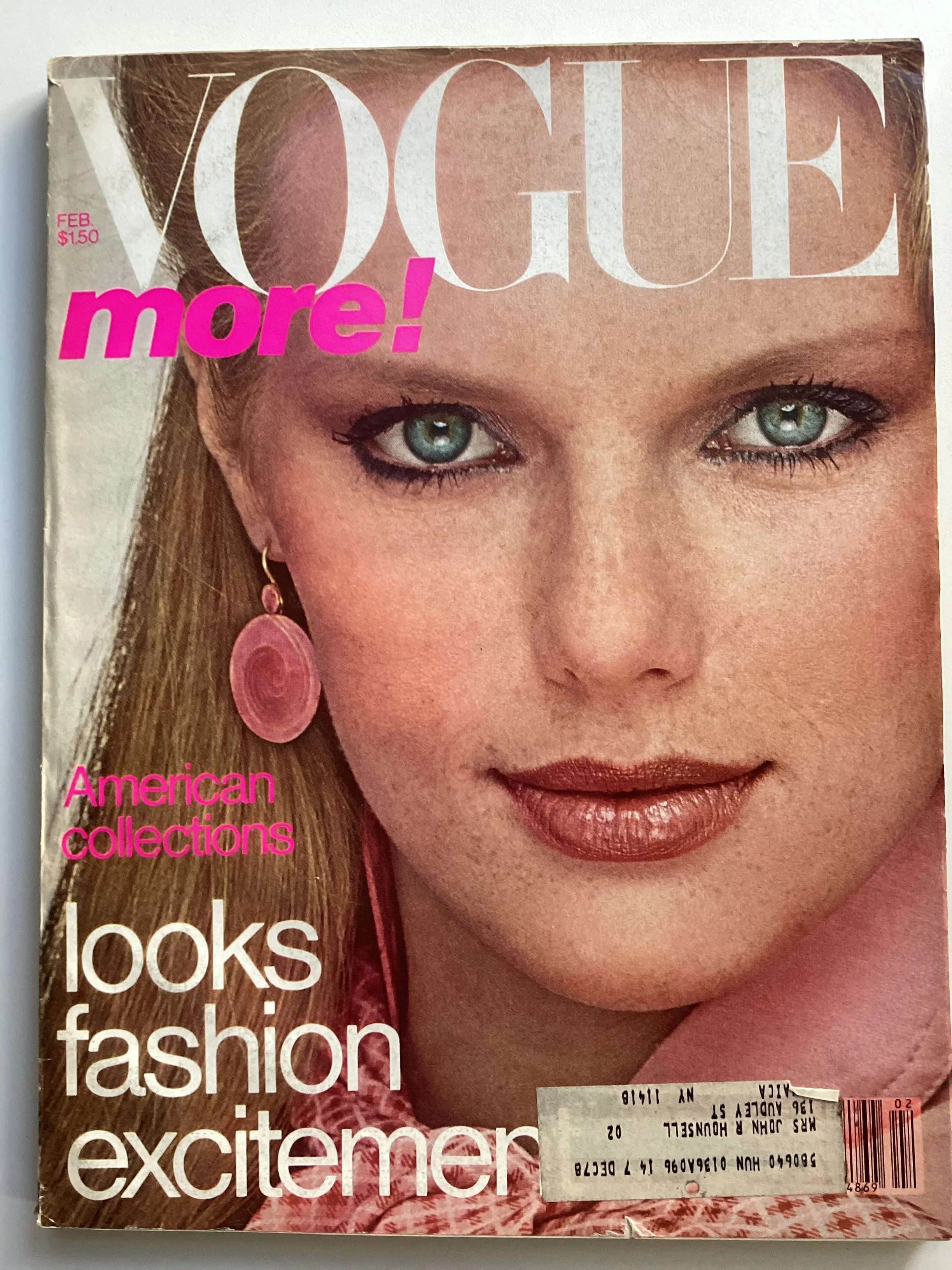 Vogue magazine February 1978