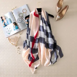 Vogue Silkly Scarf for Women Lightweight Shawl Wraps Holiday Scarf Gift Scarves Women
