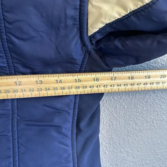 Vtg Ellesse Beconta Womens 80's Colorblock Retro Ski Snowboard Jacket Coat  Sz 8