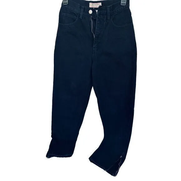 VTG GUESS Georges Marciano‎ Women's 24&quot; High Waist Mom Jeans Taper/Zipper #39015
