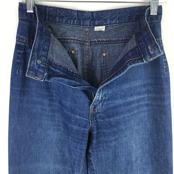 VTG Levi's 685 Women's Cut-Off Jeans sz 24X24 Orange Tab Blue 80's Made in USA