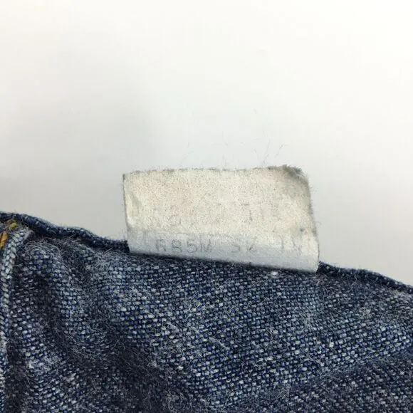VTG Levi's 685 Women's Cut-Off Jeans sz 24X24 Orange Tab Blue 80's Made in USA