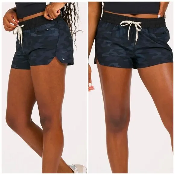 VUORI Clementine‎ Short Women's Performance Shorts size XS 0 NWT Black Camo