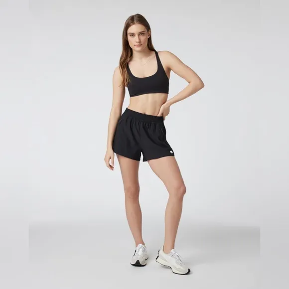 Vuori Dash Short Women's‎ Lightweight Black Size XS (00-0)
