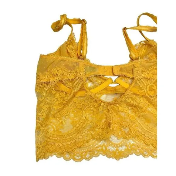 WACOAL Women's Standard Chrystalle 3/4 Bra Bralette Clementine Orange Size S $80