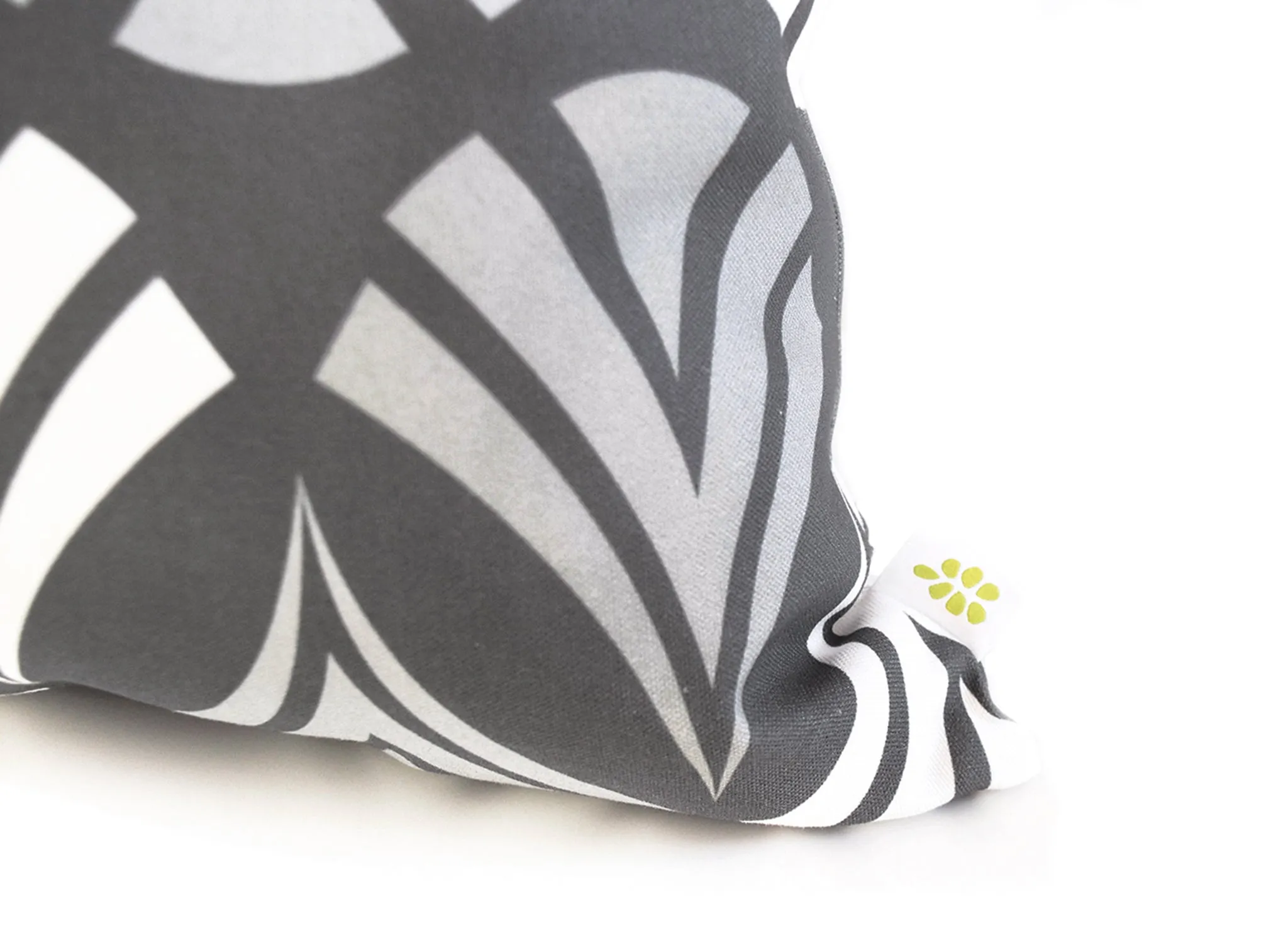Waltz Linen Cotton Pillow (18x18) – Steel Grey