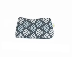 Waltz Zipper Mini Pouch – Powder Blue (8" x 4.5" x 2")