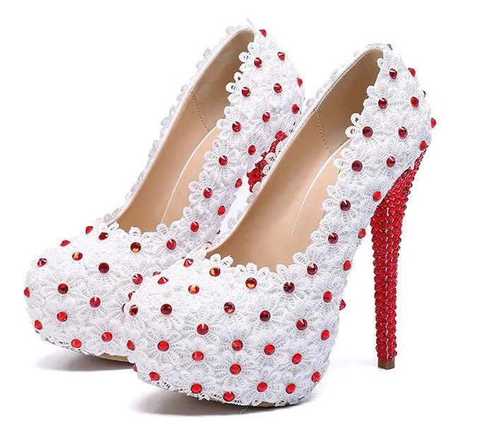 Wedding shoes Bride fashion Open toe shoes woman party dress shoes Peep Toe crystal Bride bridesmaid Pumps