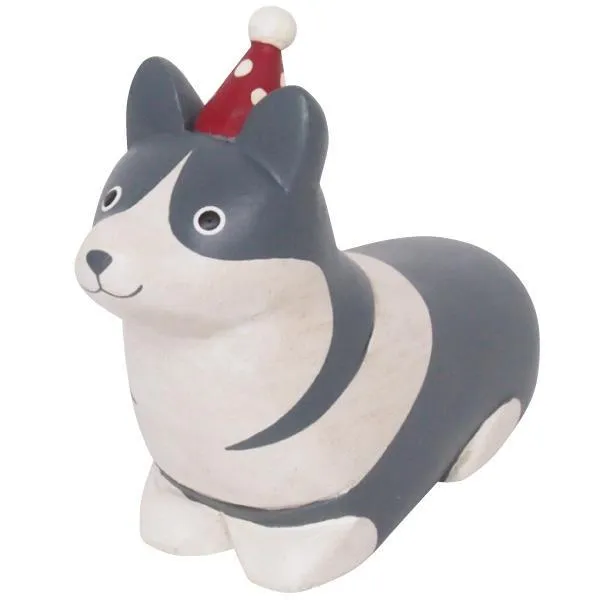Wee Wooden Party Corgi