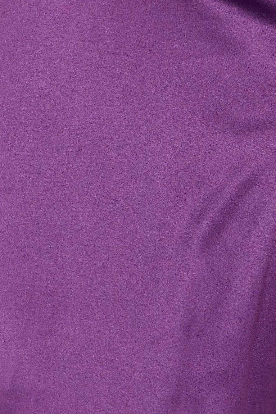 What Dreams Are Made Of Satin Maxi Dress Plum