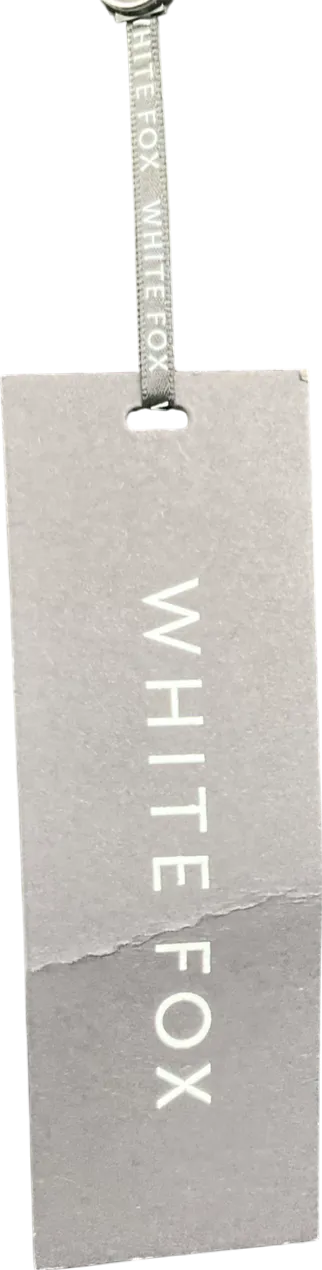 White Fox Black All About Us Booty Shorts UK M
